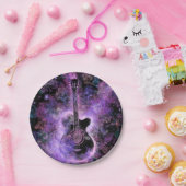 ミュージカルギターパーティー紙プレート ペーパープレート (パーティー)