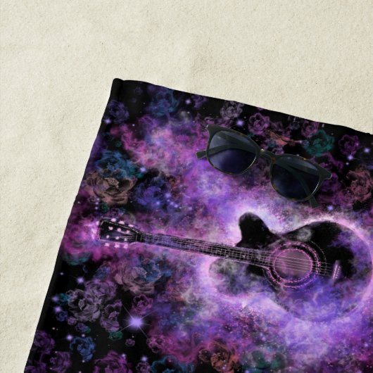 ミュージカルギタービーチタオル ビーチタオル (インサイチュ)