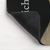 ミュージカルギター抽象芸術白黒 マウスパッド (コーナー)