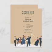 ミュージカルクラシックコンサート 招待状 (正面/裏面)