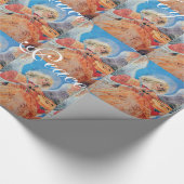 ミュージカルクリスマスエンジェル、喜び平和の愛 ラッピングペーパー (角)