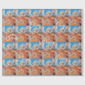 ミュージカルクリスマスエンジェル、喜び平和の愛 ラッピングペーパー (フラット)