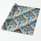 ミュージカルクリスマスエンジェル、喜び平和ラブパーチメント ラッピングペーパー (アンロールド)