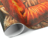 ミュージカルクリスマスエンジェル、喜び平和ラブパーチメント ラッピングペーパー (ロールコーナー)