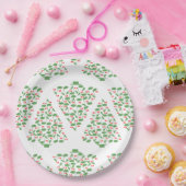 ミュージカルクリスマスツリー ペーパープレート (パーティー)