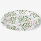 ミュージカルクリスマスツリー ペーパープレート (アングル)