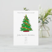 ミュージカルクリスマスツリー 招待状 (スタンド正面)