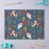 ミュージカルクリスマスナイト，サンタクロース，おもちゃ，リボン 薄葉紙 (クラフト)