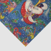 ミュージカルクリスマスナイト，サンタクロース，おもちゃ，リボン 薄葉紙 (詳細)