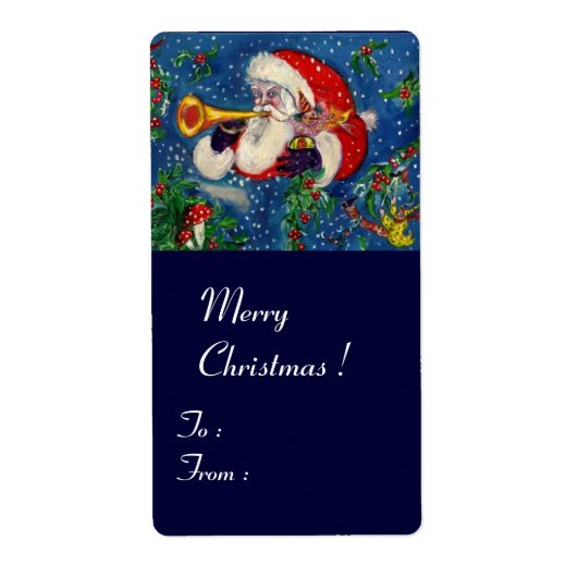 ミュージカルクリスマスナイト/サンタブグラー ラベル (正面)