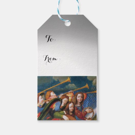 ミュージカルクリスマス天使 ギフトタグ (正面)