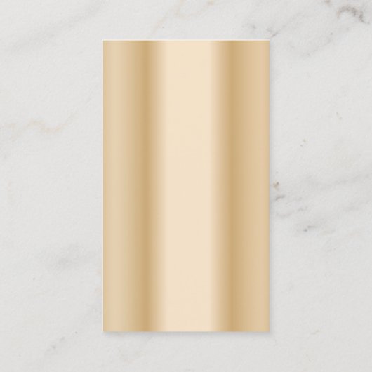 ミュージカルクレフ、 音符記号ボーカリストシンガーモダン金ゴールド音楽 名刺 (裏面)