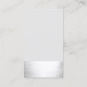 ミュージカルクレフ、 音符記号ロゴボーカリストソングライターミュージック 名刺 (裏面)