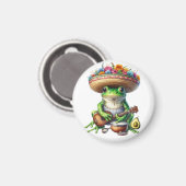 ミュージカルグリーンカエル マグネット (正面/裏面)