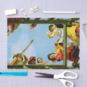 ミュージカルグループオンバルコニーファインアートオランダ絵画ズ 薄葉紙 (クラフト)