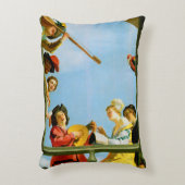 ミュージカルグループオンバルコニーファインアート絵を描ズ アクセントクッション (正面(垂直))