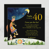 ミュージカルココペリ40th誕生日パーティー 招待状 (正面/裏面)