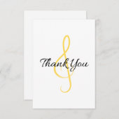 ミュージカルサンキューカード1 サンキューカード (正面/裏面)