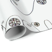 ミュージカルサンタと雪だるまクリスマスパーティー ラッピングペーパー (ロールコーナー)