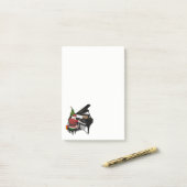 ミュージカルサンタクロースピアニスト ポストイット (デスク上)