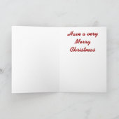 ミュージカルサンタクロース シーズンカード (内部)