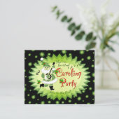 ミュージカルサンタ小妖精や小人クリスマスカロリングパーティーインビタ 招待状 (スタンド正面)