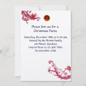 ミュージカルサンタ&雪だるまクリスマスナイトシャンパン 招待状 (裏面)