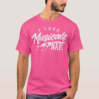 ミュージカルシアターシャツラブミュージカル昼寝オペラ法 Tシャツ
