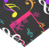 ミュージカルシンボルパターンデザイン テーブルクロス (アングル)