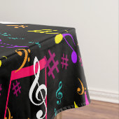 ミュージカルシンボルパターンデザイン テーブルクロス (インサイチュ)