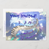 ミュージカルスカイ招待され! 招待状 (正面/裏面)