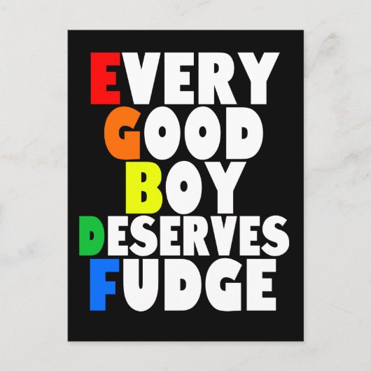 ミュージカルスケールinレインボー ポストカード (正面)