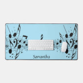 ミュージカルスコアデザインデスクマット デスクマット (キーボード&マウス)