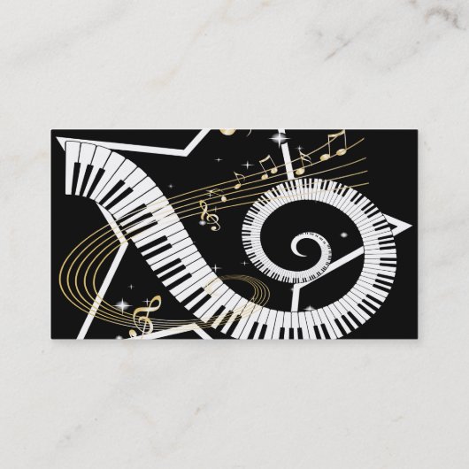 ミュージカルスターゴールデンノートミュージック 名刺 (裏面)