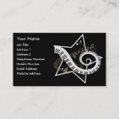 ミュージカルスターゴールデンノートミュージック 名刺 (正面)