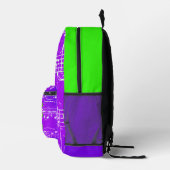 ミュージカルステップス王室の- Dance Backpack プリントバックパック (右)