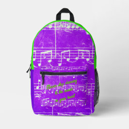 ミュージカルステップス王室の- Dance Backpack プリントバックパック