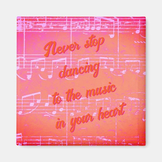 ミュージカルステップマンゴータンゴマグネット マグネット (正面)