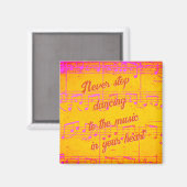 ミュージカルステップ – シトラスジャムマグネット マグネット (正面/裏面)