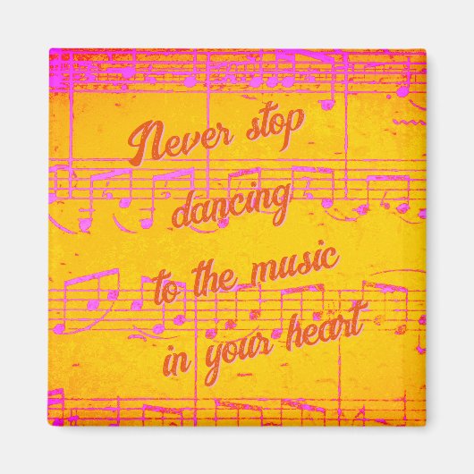 ミュージカルステップ – シトラスジャムマグネット マグネット (正面)