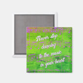 ミュージカルステップ – 新しいジャズマグネット マグネット (正面/裏面)