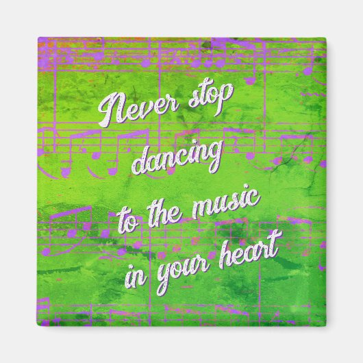 ミュージカルステップ – 新しいジャズマグネット マグネット (正面)