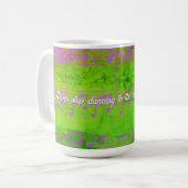 ミュージカルステップ – 新ジャズマグ コーヒーマグカップ (正面左)