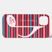 ミュージカルストライプノート付き Case-Mate iPhoneケース (裏面 (横))