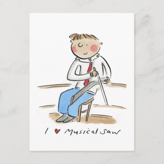 ミュージカルソー ポストカード (正面)