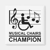 ミュージカルチェア – チャンピオン マグネット (正面)