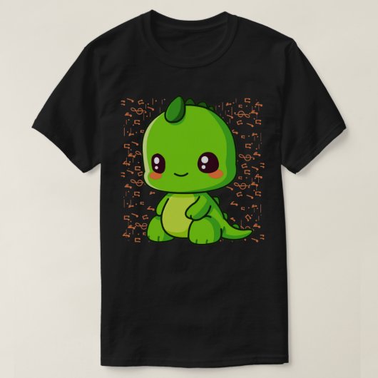 ミュージカルディノ Tシャツ (デザイン正面)