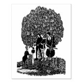 ミュージカルトリオウッドアートスタンプ ラバースタンプ (インプリント)