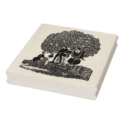 ミュージカルトリオウッドアートスタンプ ラバースタンプ (スタンプ)