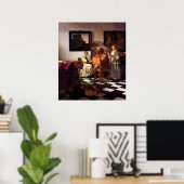 ミュージカルトリオバイヨハネスフェルメール ポスター (ホームオフィス)